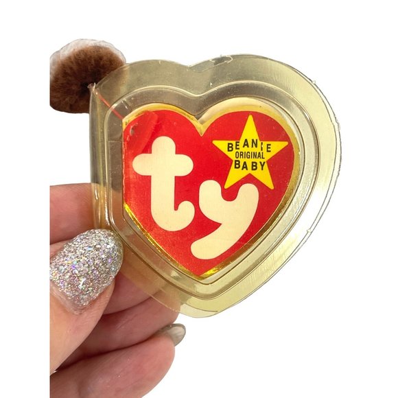 Spike the Rhinoceros Beanie Baby Vintage 1996 Retired Tush Tag Heart Tag in Case - Picture 11 of 17